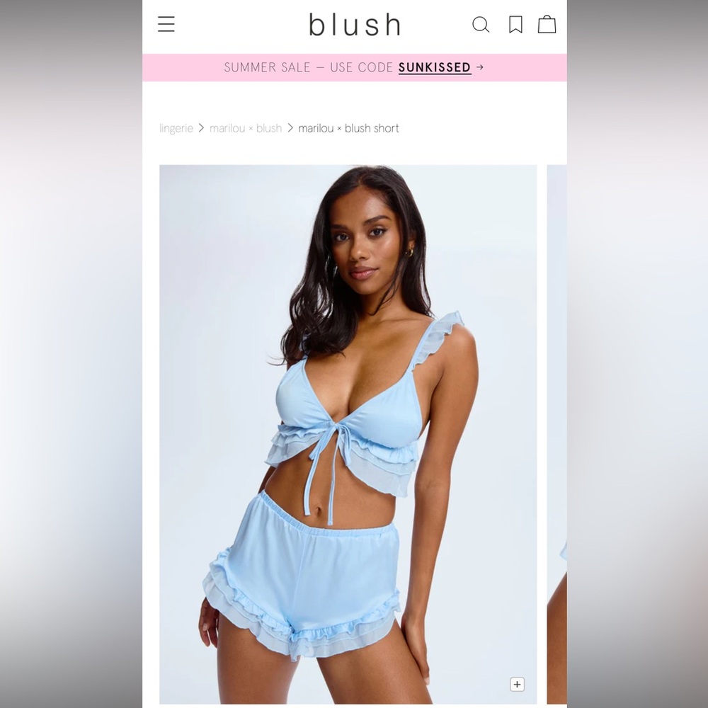 NWT Blush Lingerie x Marilou Belanger Lingerie Set